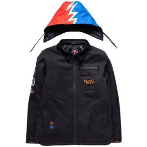 686 MEN'S DEAD JACKET NWT BLACK FLANNEL